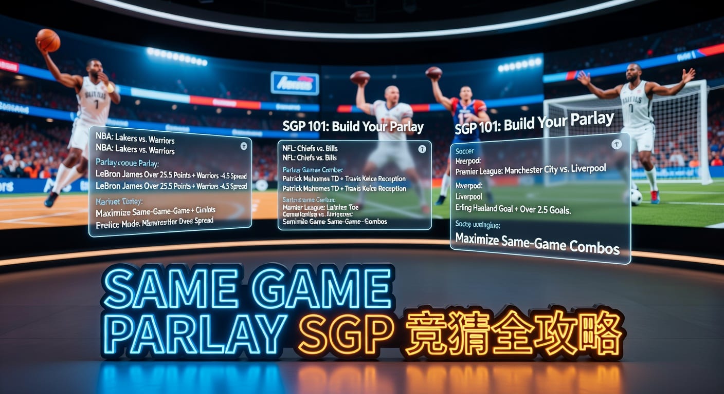 Same Game Parlay SGP：体育爱好者博彩新玩法解析